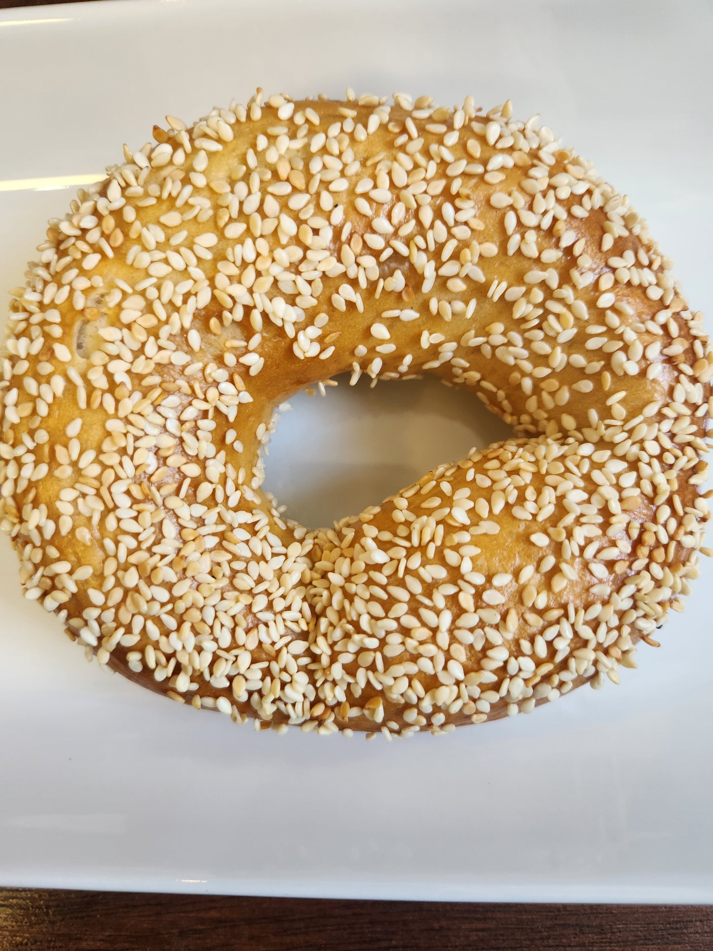 Hand-Rolled NY Bagel with Cream Cheese - Single